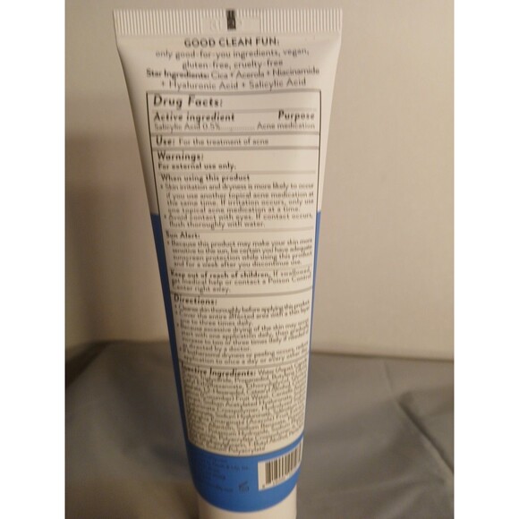 Peach Slices Acne Oil-Free Moisturizer 2.82 Fl Oz/80ml Salicylic Acid Acne Treat - Picture 5 of 8